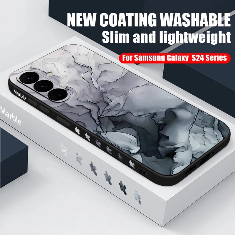 Colorful Marble Case for Samsung Galaxy S20 S21 S22 S23 S24 S25
