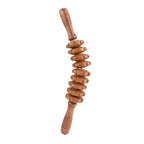 Wooden Therapy Massage Roller Stick for Muscle & Fascia Relief