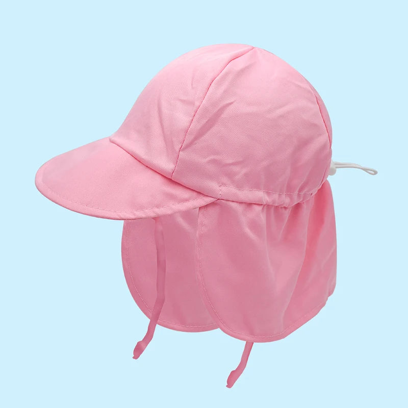 Kids UV Protection Sun Hat Large Brim Fisherman Cap