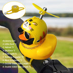 Yellow Duck Bicycle Bell Cute Cartoon Duck Bike Light Accessory