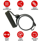 2pcs Resistance Pull Ropes for Arm Workout Fitness Expander Bands