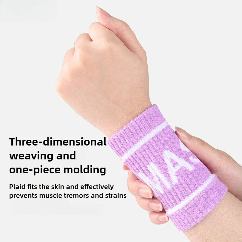Colorful Elastic Sport Wristband Sweatband for Basketball Tennis Gym