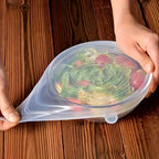 Silicone Stretch Lids 6Pcs Reusable Food Covers & Fresh Keeping Bowl Lids