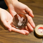 3D Hummingbird Crystal Ball LED Decorative Gift Lamp