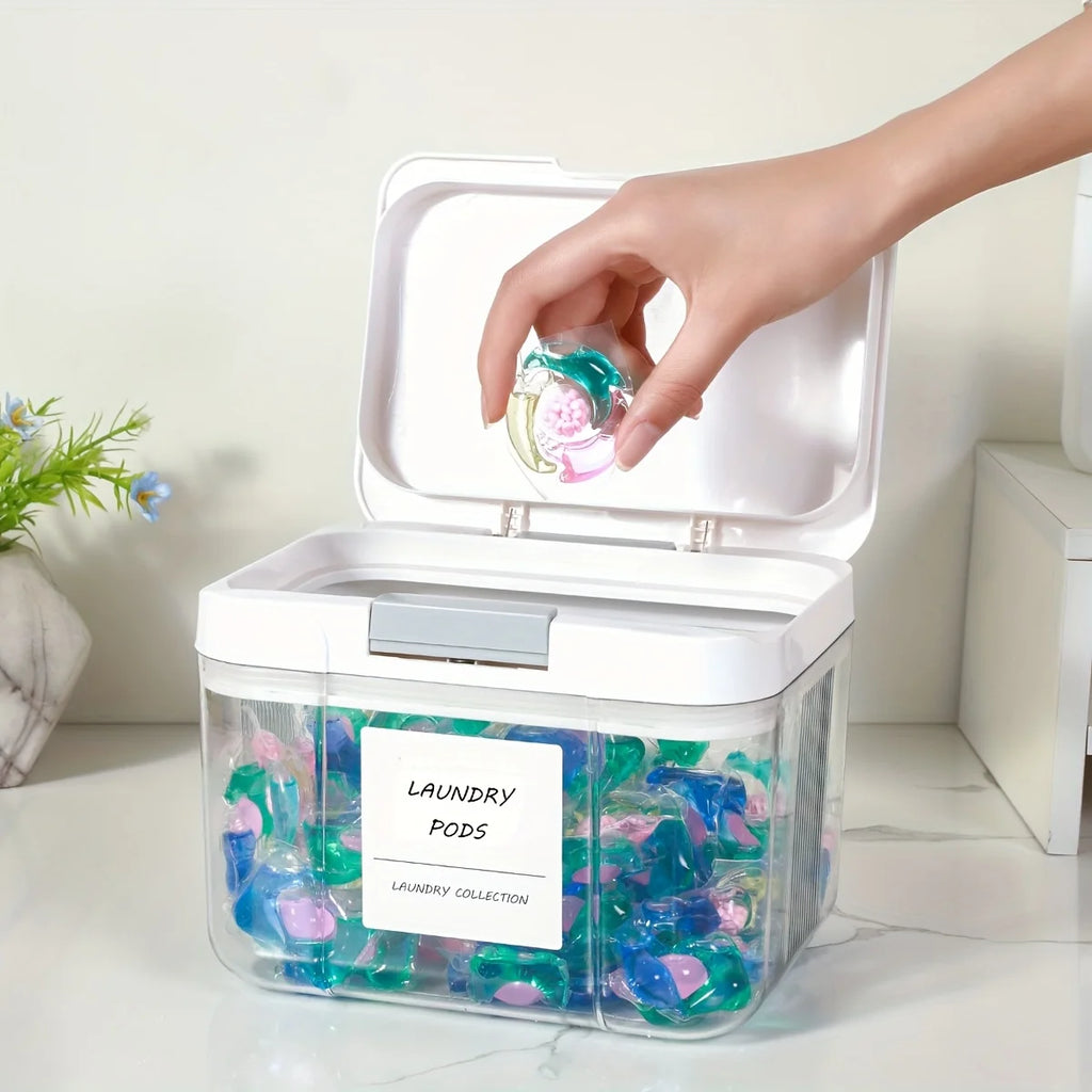 Laundry Pod Holder with Lid
