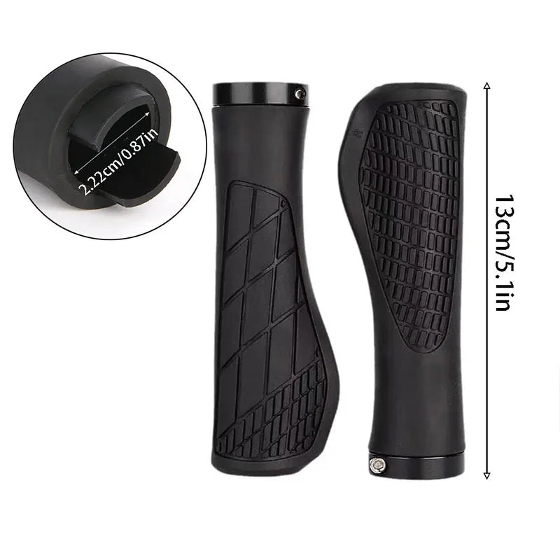 MTB Lock-On Bike Handlebar Grips Ergonomic Anti-Slip Shockproof