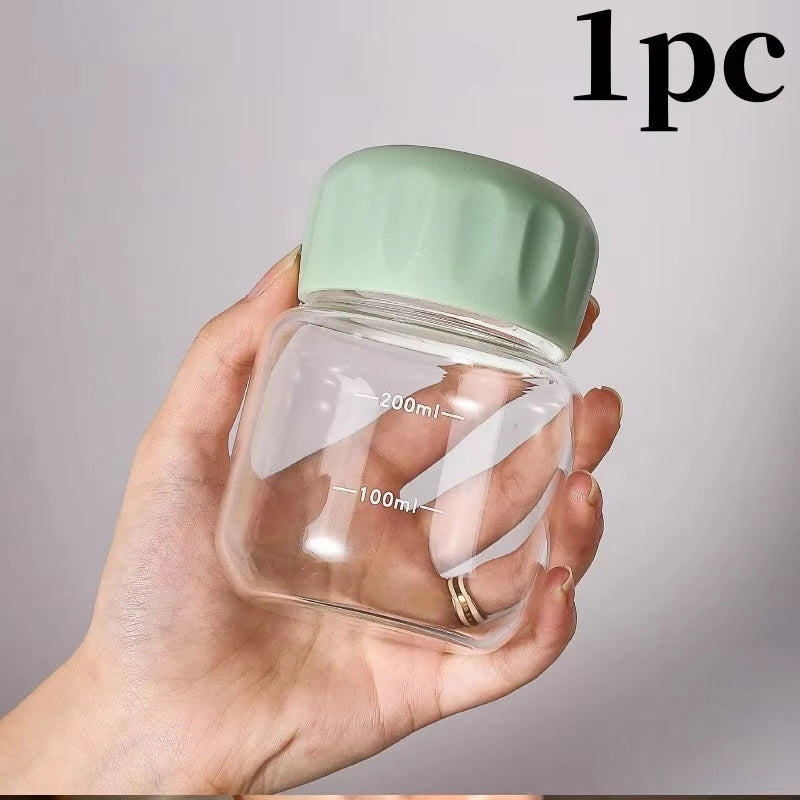 300ml Small Water Bottle Portable Leakproof Plastic Drinking Cup