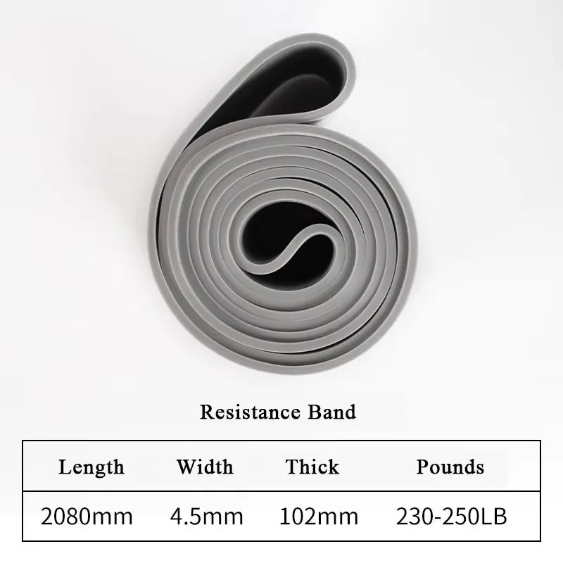 Stackable Heavy Tension TPE Resistance Bands Anti-Snap Home Gym Yoga