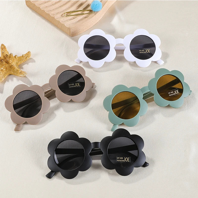 Sunflower Kids Sunglasses UV400 | Cute Round Toddler Shades Secondary image
