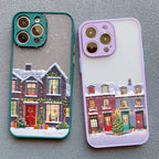 Rural Snow Scenery Phone Case for iPhone 16 15 14 13 12 11 Pro Max