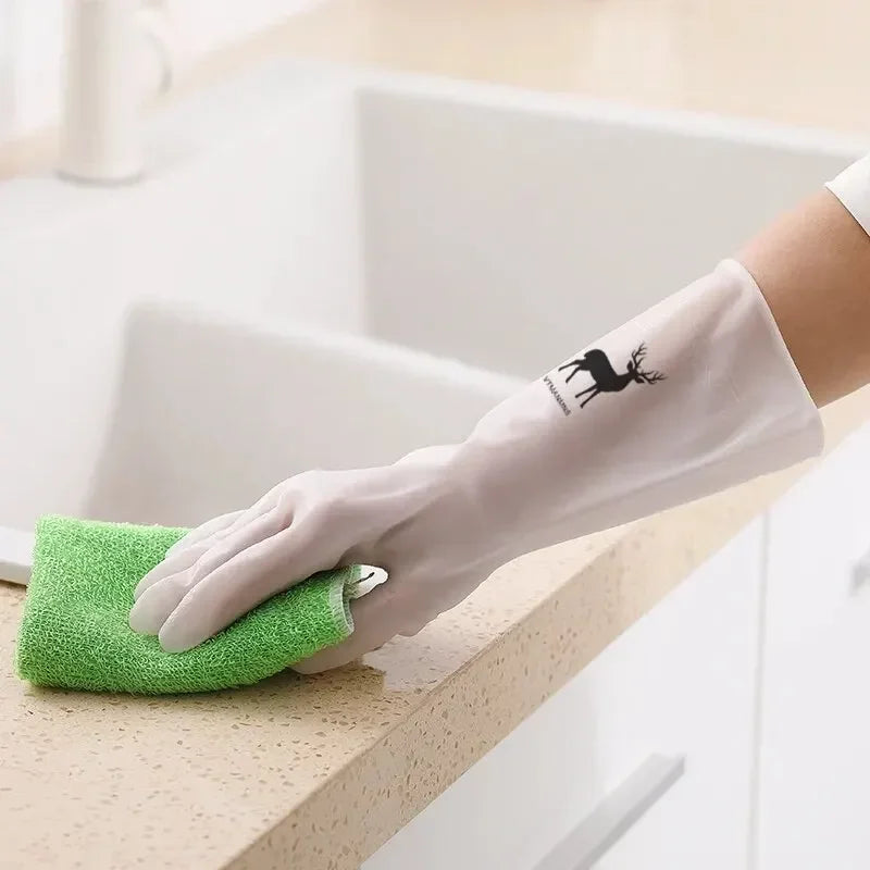 Waterproof Cleaning Gloves Latex Rubber Gloves