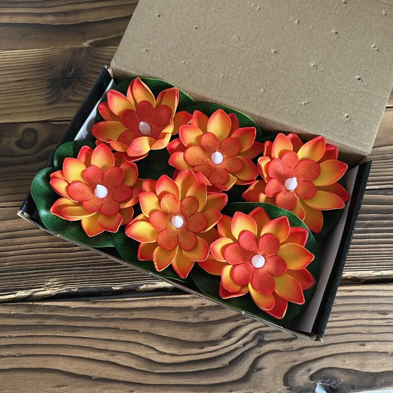 LED Floating Lotus Flower Lights for Pool & Garden Decor