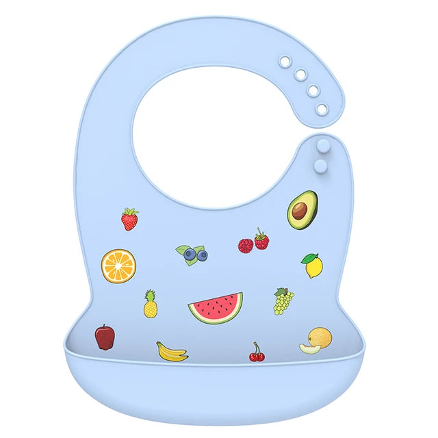 Silicone Baby Bib Waterproof Banana Feeding Bib for Babies