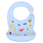 Silicone Baby Bib Waterproof Banana Feeding Bib for Babies