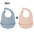 Food Grade Silicone Baby Bibs Waterproof Feeding Bib