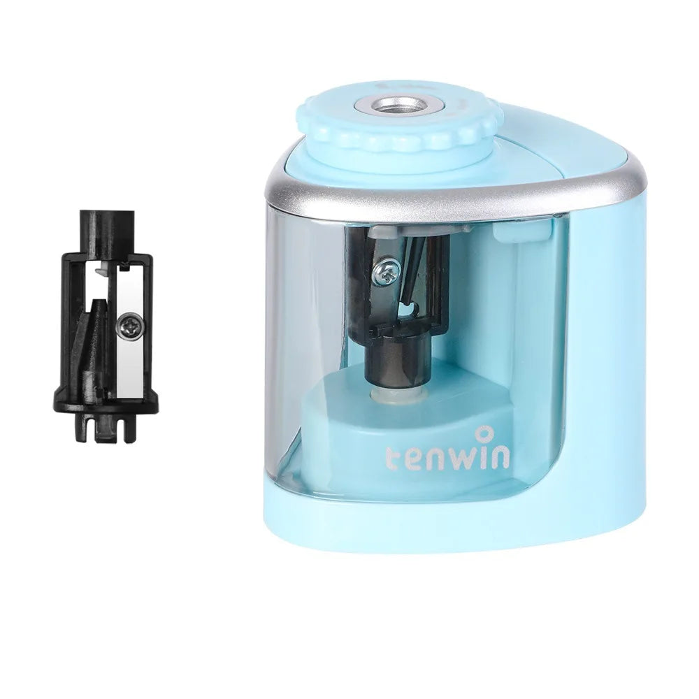 Electric Auto Pencil Sharpener Helical Blade Sharpener for Students