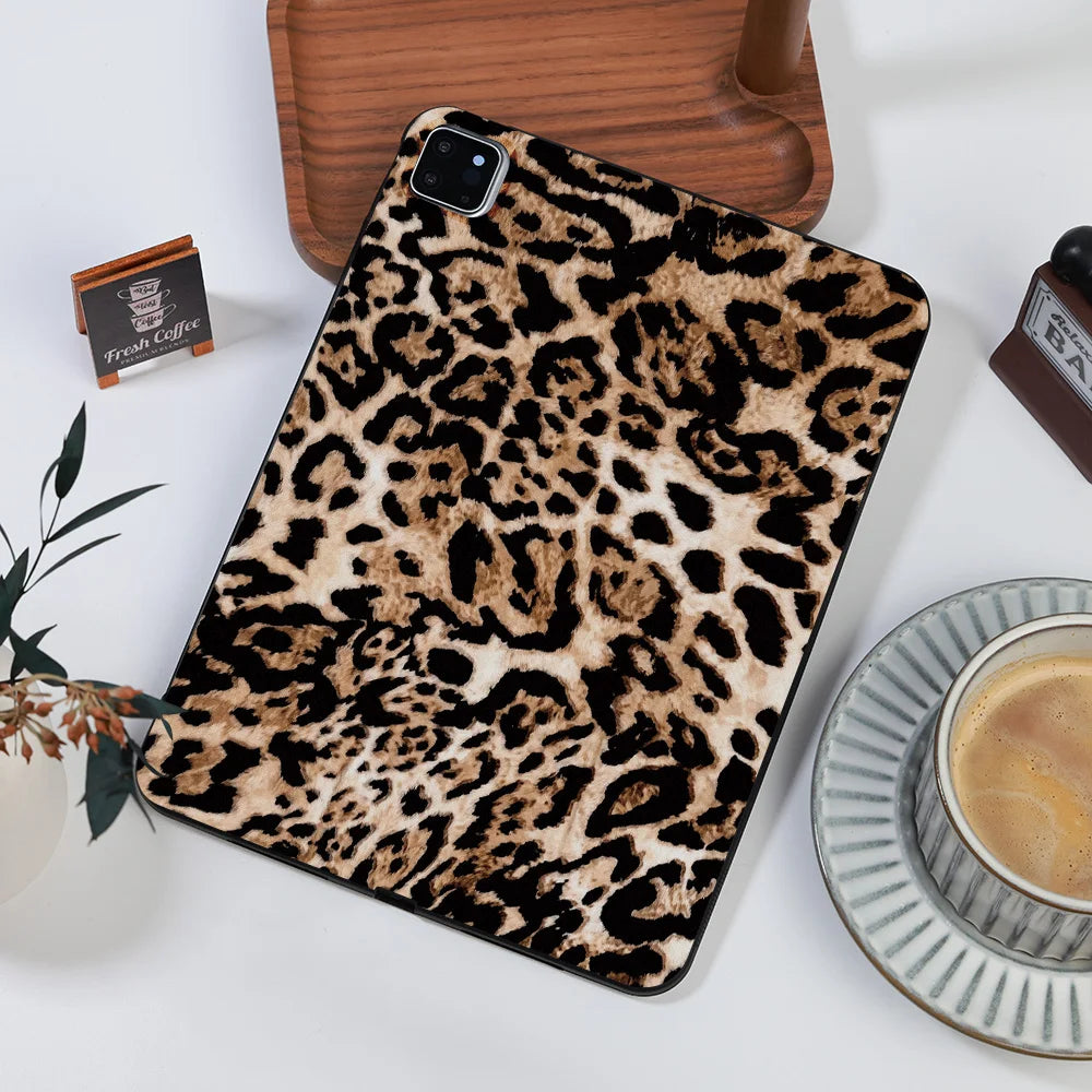 Classic Leopard & Cow Print iPad Case for Air 11 13 Pro & Mini Cover