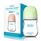 MAMIJOY Anti-Choke Glass Baby Bottle BPA Free
