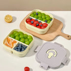 WORTHBUY Portable Lunch Box Leakproof Microwave Safe Bento Box