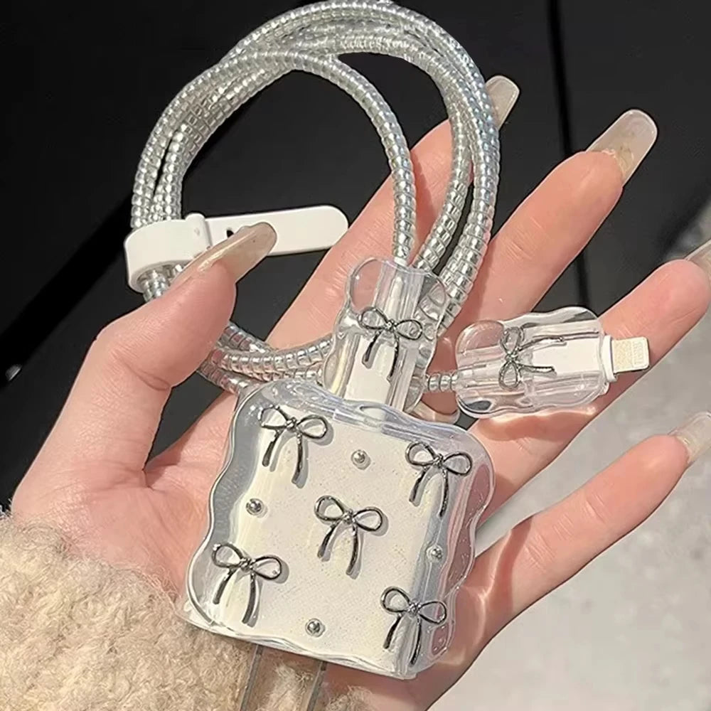 Cute Tulip Fast Charger Protector for iPhone 18W-20W