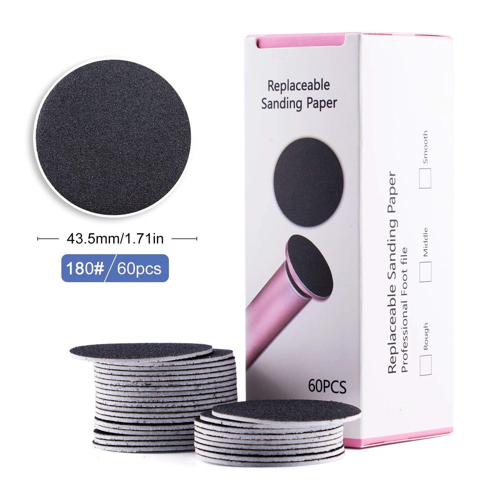 43mm Sandpaper Discs for Electric Foot File