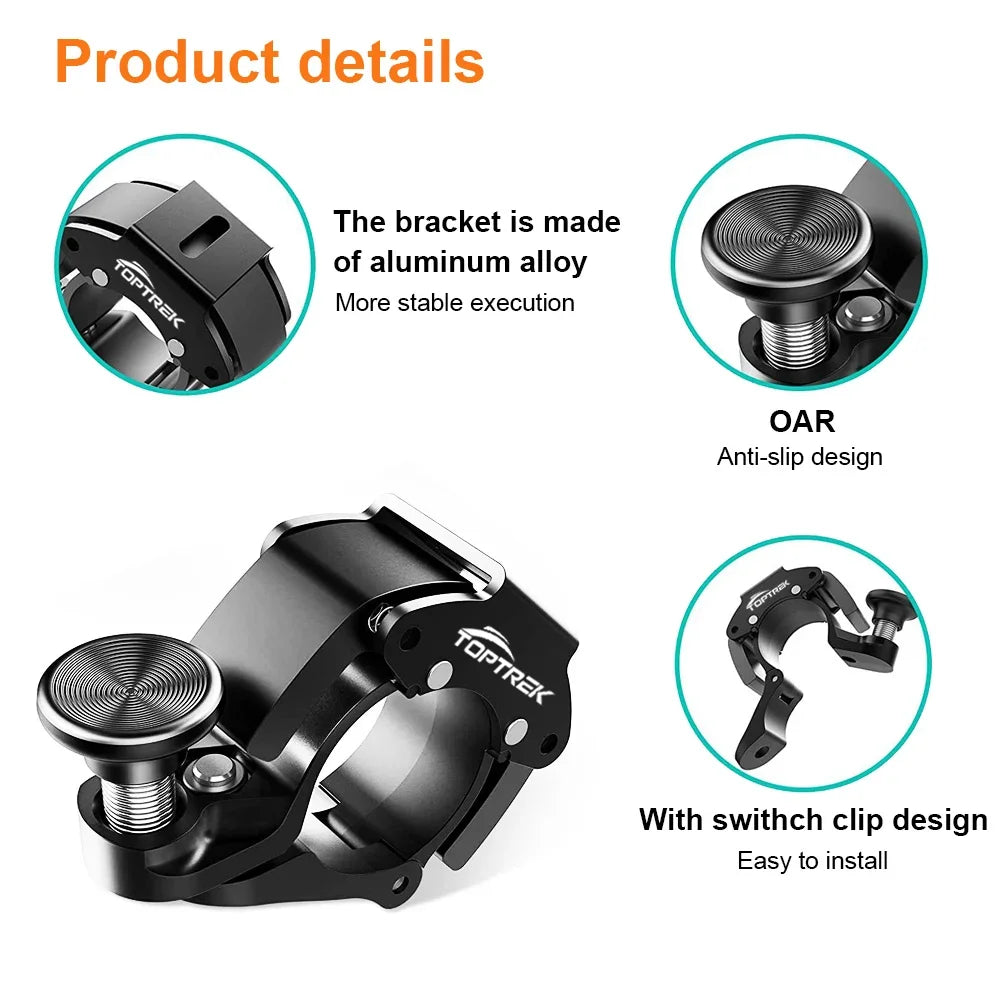 Stainless Steel Bicycle Bell Loud MTB & E-Bike Handlebar Safety Bell