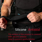 Silicone Gym Hand Grips Lifting Straps Deadlift Wrist Support Pair