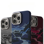 MagSafe Abstract Landscape Phone Case for iPhone 14 15 16 17 Pro Max