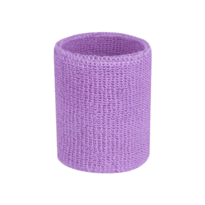 Cotton Sport Sweat Wristband for Gym Running Wrist Support Wrap