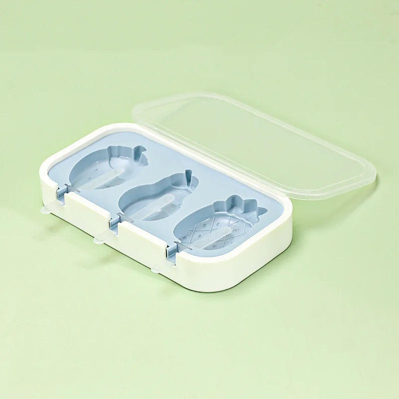 Kids Silicone Popsicle Molds – BPA Free Mini Ice Cream Maker Set