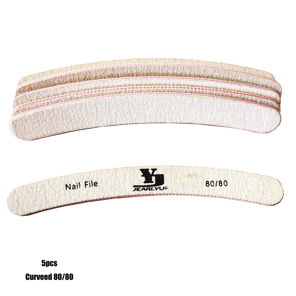 5Pcs Nail File Set Professional Grit Manicure Buffer Kit