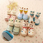 Baby Anti-Slip Floor Socks UK – Cute Cartoon Cotton Toddler Shoes