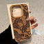 Vivid Leopard Leather Phone Case for iPhone 17 16 15 14 Pro Max Cover