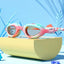 Children’s Swimming Goggles Set UK Waterproof Anti-Fog Silicone Swim Cap & Goggles