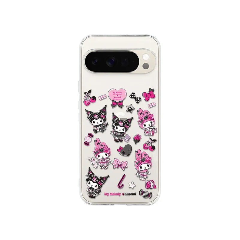 Kawaii Kuromi TPU Case for Google Pixel 7 8 9 10 Pro XL Cover