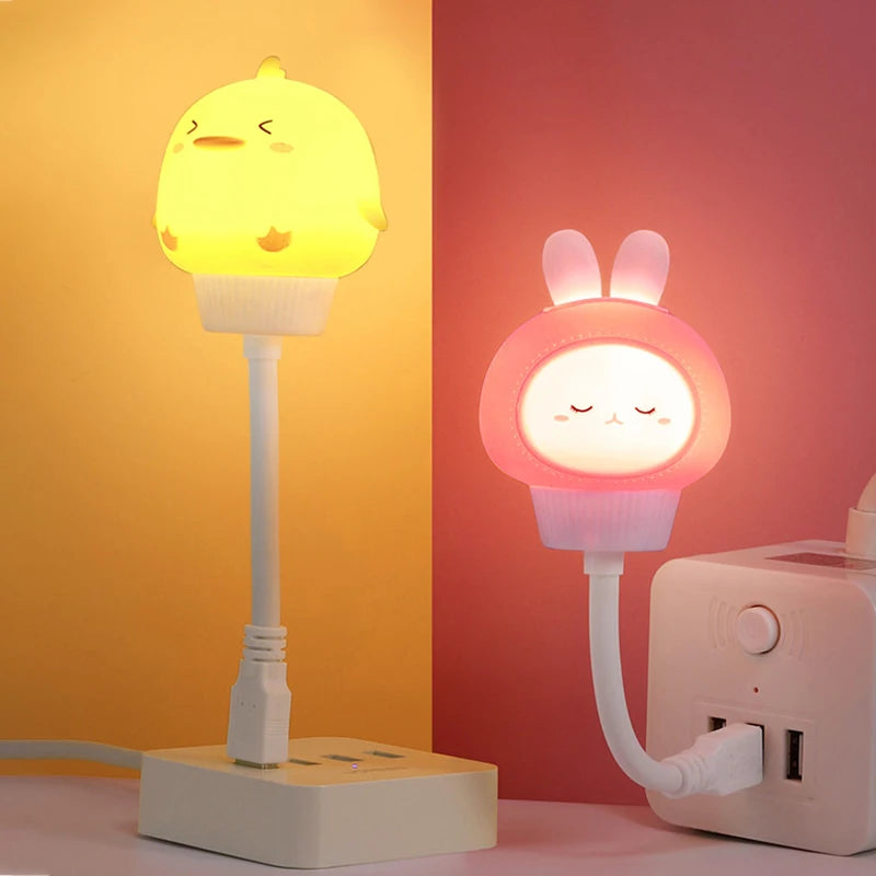 Cute Cartoon USB Night Light for Kids Bedroom Décor Main image