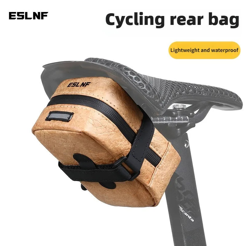 Waterproof MTB Bicycle Tail Saddle Bag Durable Rear Storage Bag Secondary image