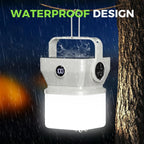 Solar LED Camping Lantern USB Rechargeable Light
