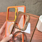 MagSafe Fold Lens Stand Case for Samsung Galaxy S22 S23 S24 S25 S26