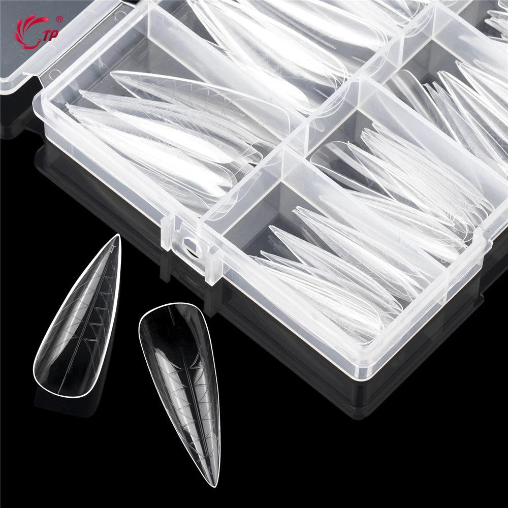 Stiletto Dual Form Nail Tips Acrylic Gel Extension Mold Kit