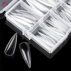 Stiletto Dual Form Nail Tips Acrylic Gel Extension Mold Kit