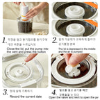 Vacuum Sealed Coffee Storage Jar Airtight Canister for Coffee, Tea & Cereals