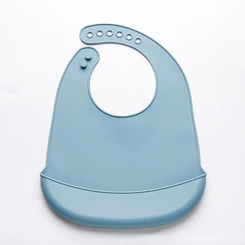 BPA Free Silicone Baby Bib Waterproof Feeding Bib