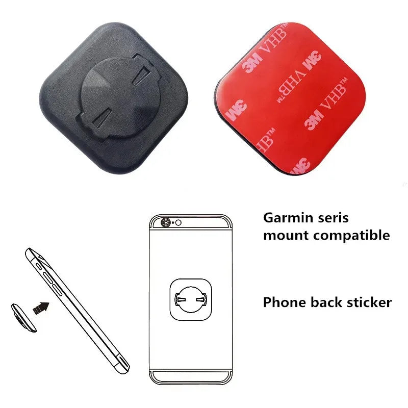 Bike Computer Adhesive Mount Sticker GPS Speedometer Bracket Base