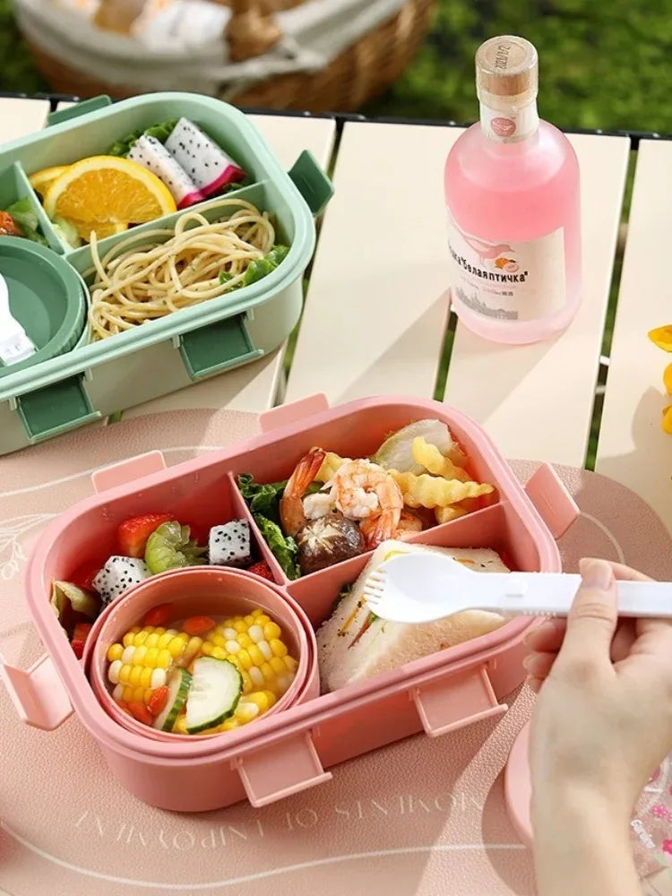 Cartoon Lunch Box 1000/1350ML Sealed Leakproof Bento Food Container