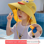 Kids UV Protection Sun Hat UK Large Brim Fisherman Beach Ha