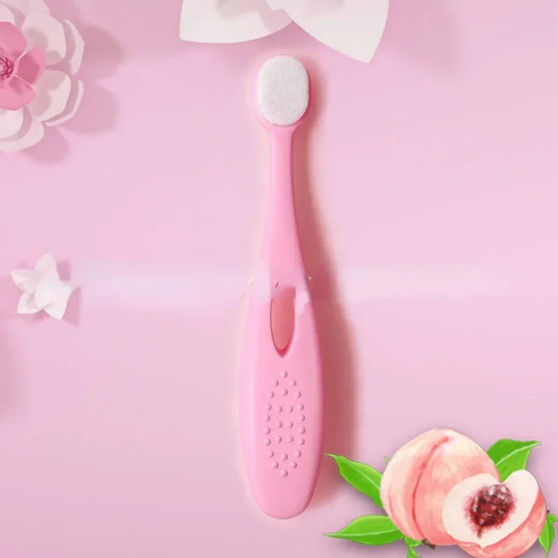 Cute Baby Toothbrush Soft Teether Brush for Kids Oral Care