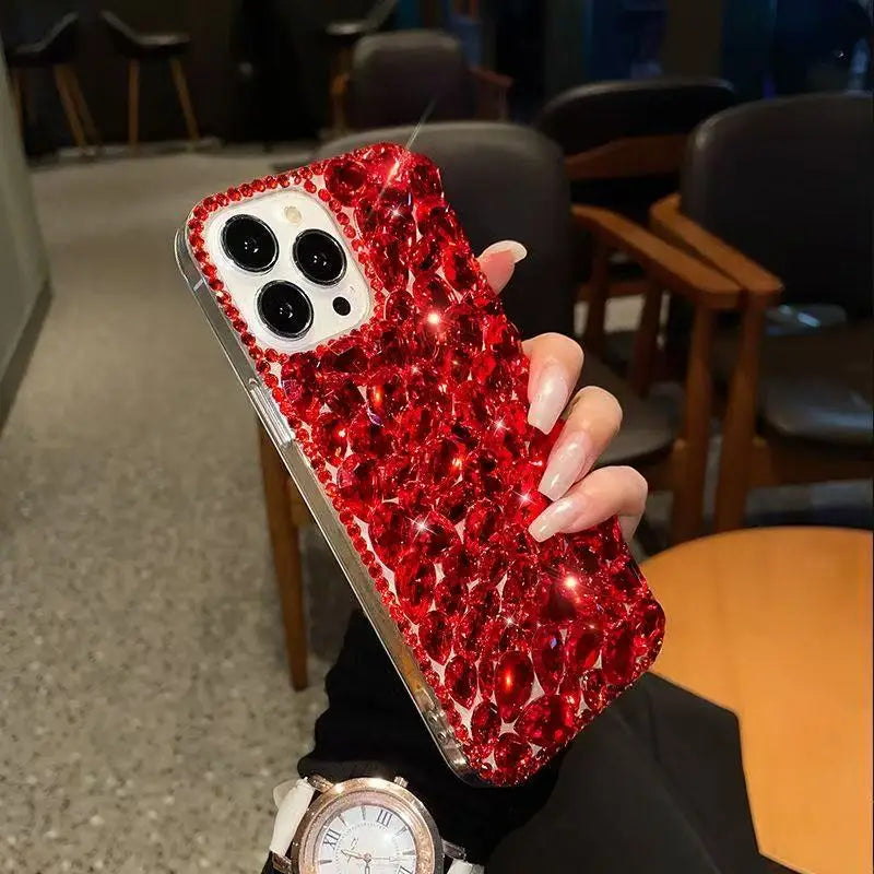 Luxury Bling Glitter Diamond Case for iPhone 17 16 15 14 13 12 Pro Max