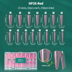 Nailpop Dual Forms Reusable Nail Extension Molds with Scale Design