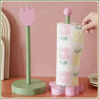 Tulip Wood Paper Towel Holder